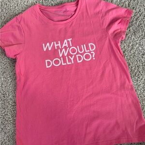 Draper James Pink Tee - 'What Would Dolly Do?'